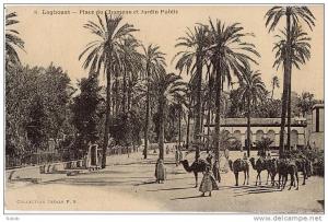 NK-DV 054-Algérie-Laghouat-Sud Algérien-Place du Chameau et Jardin Public-P.S