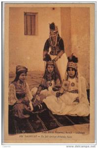 959, LAGHOUAT, Un Joli groupe d'Ouled Naïls