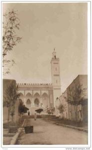Algerie.Carte photo mosquée de Laghouat.