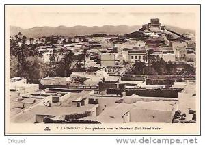 cpa Algérie Laghouat  vue vers le Marabout Sidi Abdel Kader