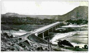 CPSM Laghouat Pont sur l'oued M'Zi