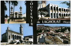 SOUVENIR DE LAGHOUAT......CPSM PETIT FORMAT 4 VUES