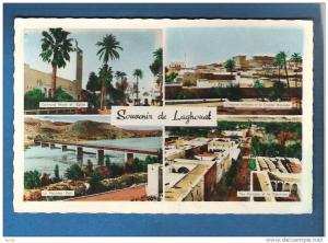Souvenir de LAGHOUAT . Commune mixte & Eglise.  Hopital militaire & Grande Mosquée; le nouveau pont; Vue partielle & Pa