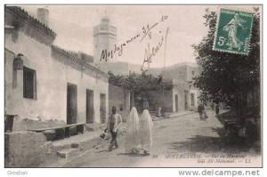 MOSTAGANEM 50 RUE DU MARABOUT SIDI ALI MOHAMED  (ANIMATION) 1910