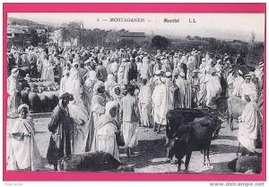 ALGERIE 817   MOSTAGANEM -  Le Marché