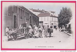 ALGERIE 818   MOSTAGANEM -  Le Marché
