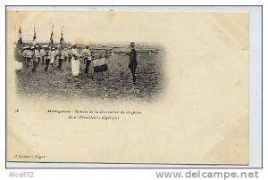 MOSTAGANEM  Remise de la Décoration du Drapeau du 2è Tirailleurs Algériens