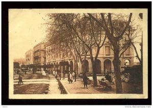 ALGERIE - MOSTAGANEM - AVENUE DU 1er DE LIGNE ET BANQUE D´ALGERIE