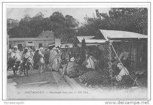 ALGERIE ) MOSTAGANEM, Marchands indigères, ND 73, ANIMEE **