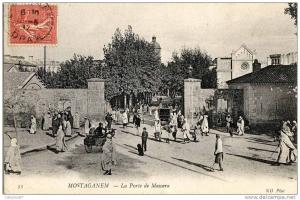 AFRIQUE - ALGERIE - MOSTAGANEM - PORTE de MASCARA - Edit  N.D.  N° 53  -- VOYAGEE  1907