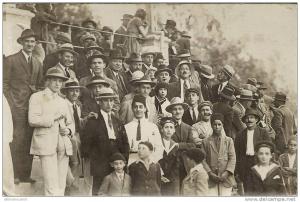 ALGERIE - CARTE PHOTOGRAPHIE PRIVEE - MOSTAGANEM - SOUVENIR D´UNE JOURNEE DE COURSE HIPPIQUE