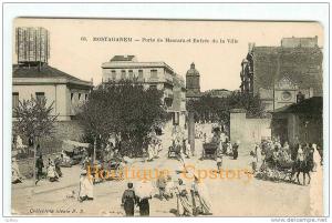 ALGERIE - MOSTAGANEM - Porte Mascara - Dos Scané