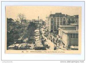 LP48  Algeria, Mostaganem, Vue sur le Marche et la Poste, postcard