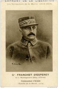 ALGERIE - MILITARIA - GUERRE 1914-1918-  EMPRUNT DE LA LIBERATION - GENERAL FRANCHET D'ESPEREY NE A MOSTAGANEM