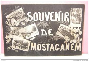 00874 ALGERIE 6 vues - souvenir de MOSTAGANEM