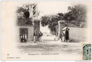 ALGERIE - MOSTAGANEM - Entrée de la Remonte