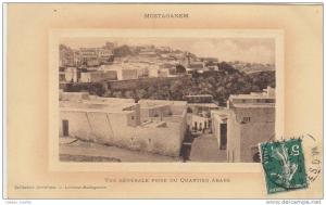 Algérie - Mostaganem (arabe???????) - Vue Générale prise du Quartier Arabe