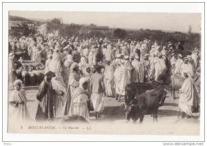 Algérie  MOSTAGANEM   Le marché