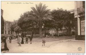 CPA Algérie - Mostaganem - La Place Thiers