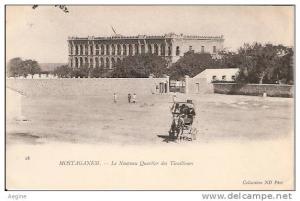 ALGERIE- ref no 596- mostaganem -le  nouveau quartier des tirailleurs  - bon etat