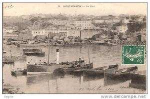 ALGERIE- ref no 450- mostaganem - le port  - bon etat