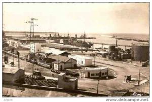 ALGERIE- ref no 420- mostaganem - le port  - bon etat