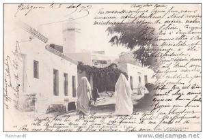 ALGERIE.MOSTAGANEM.MOSQUE E SIDI ALI MOHAMED A TIJDIT....petit pli coin haut droit