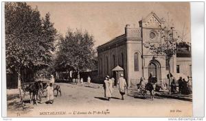 MOSTAGANEM      L AVENUE DU I ER DE LIGNE