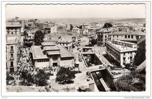 Algérie  -  Mostaganem - Vue générale sur le Marché et les Ponts du Ravin