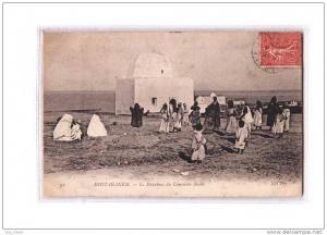 ALGERIE Mostaganem Marabout du Cimetière Arabe, animée, ed ND 71, 1907