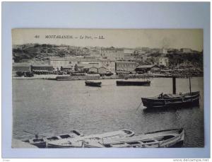 MOSTAGANEM    Le  PORT  (Carte de carnet)