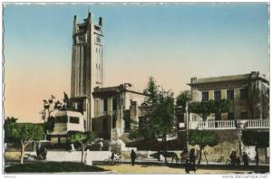 MOSTAGANEM Hotel de Ville Monument aux Morts Cpsm  couleur