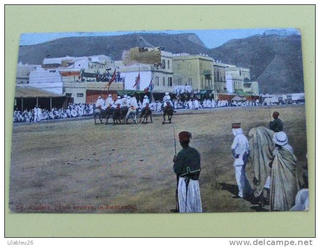 CPA --75 -Algérie-Constantine- Fête Arabes, La Fantasia- Cavaliers
