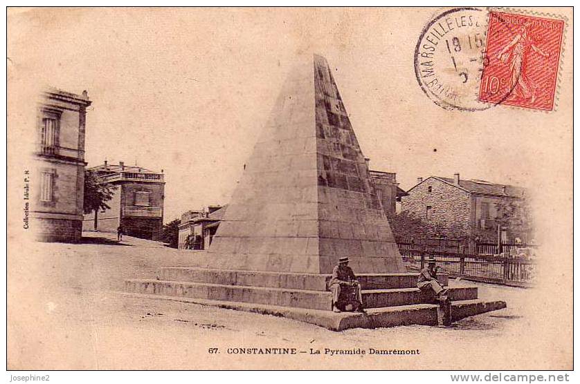 Constantine .La Pyramide Damrémont 1907