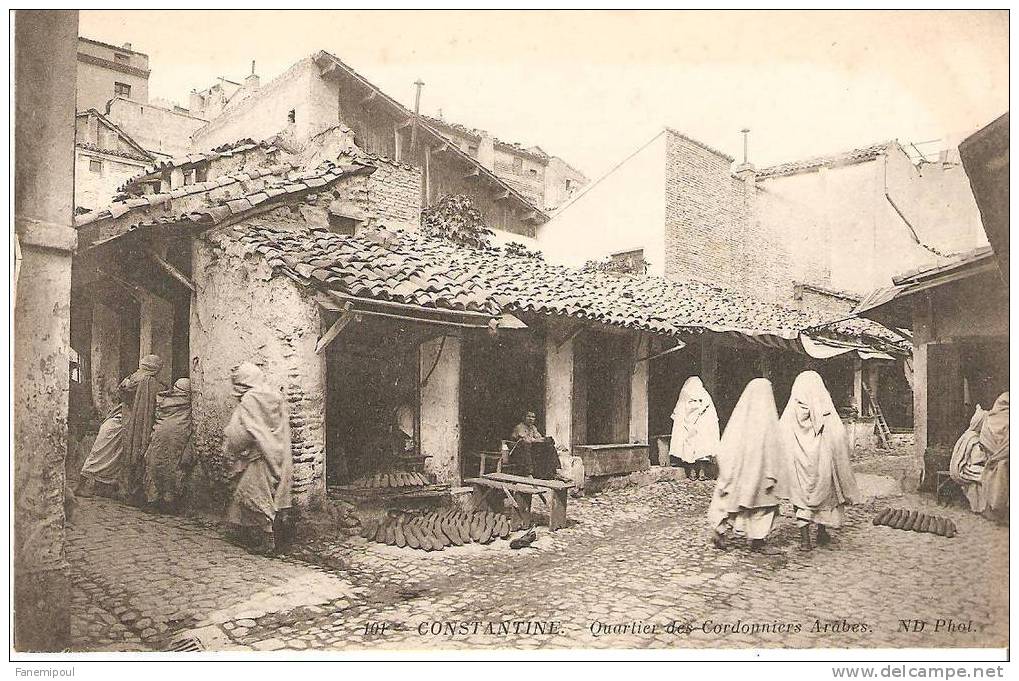 CONSTANTINE .  Quartier des Cordonniers Arabes