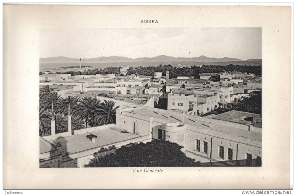 Province de Constantine grand format 16/25 environ Biskra  vue générale