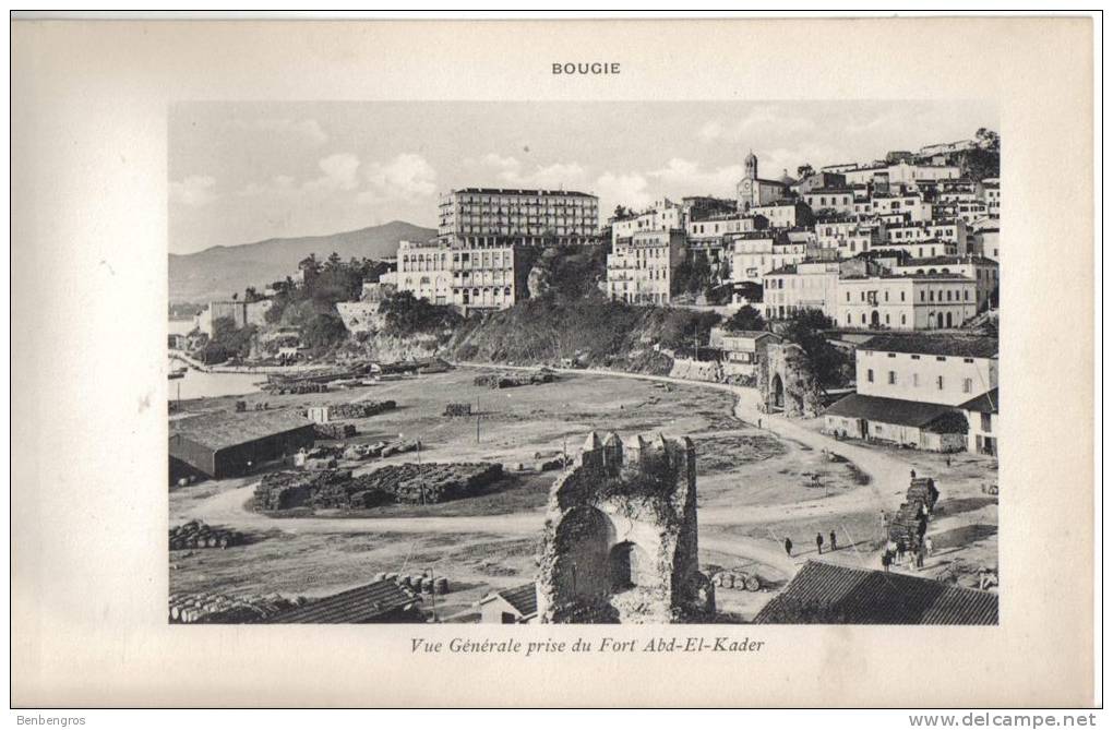 Province de Constantine grand format 16/25 environ Bougie vue générale prise du fort Abd El kader