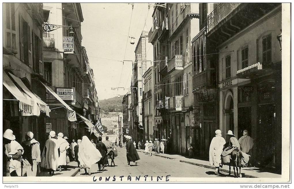 CONSTANTINE.  La rue Georges Clémenceau.