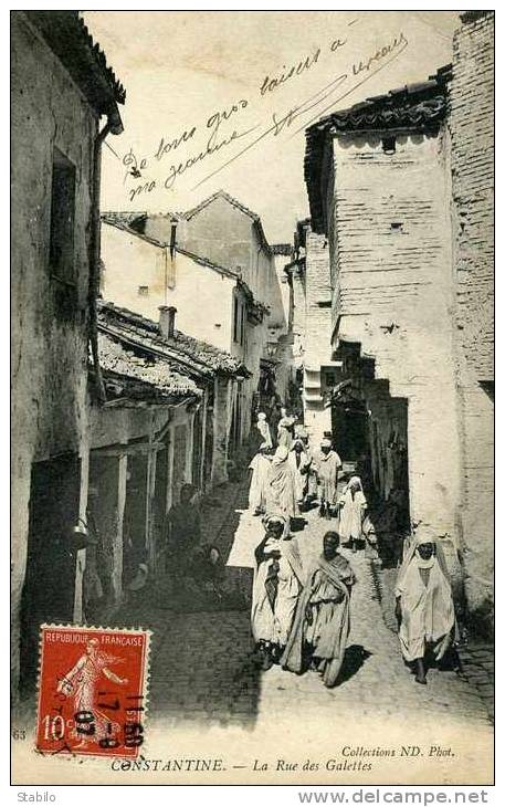 ALGERIE - CONSTANTINE - RUE DES GALETTES