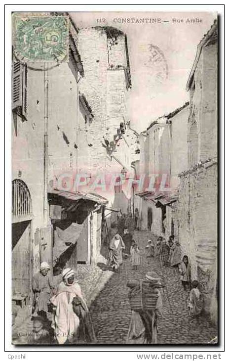Algerie Constantine CPA Rue arabe