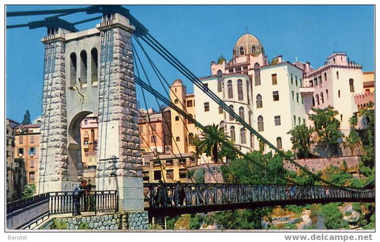 CONSTANTINE (Algérie) - Entrée du Grand Pont suspendu