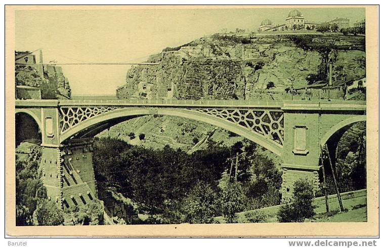 CONSTANTINE (Algérie) - Pont d´El Kantara et Pont de Sidi M´Cid