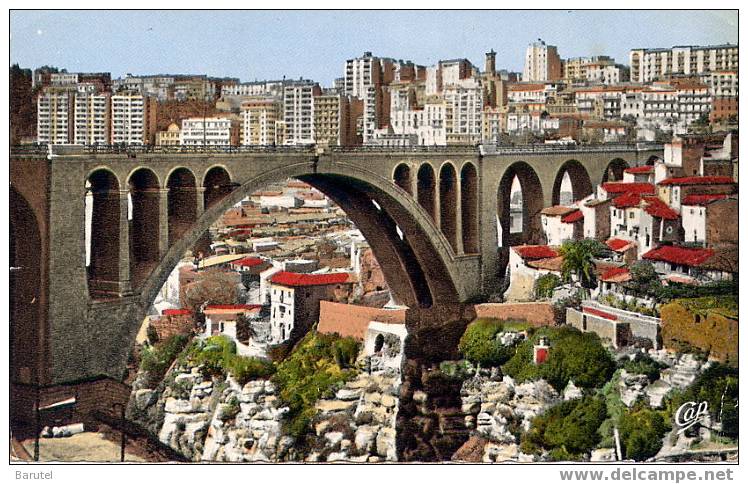 CONSTANTINE (Algérie) - Le Viaduc Sidi Rached et la Ville Moderne
