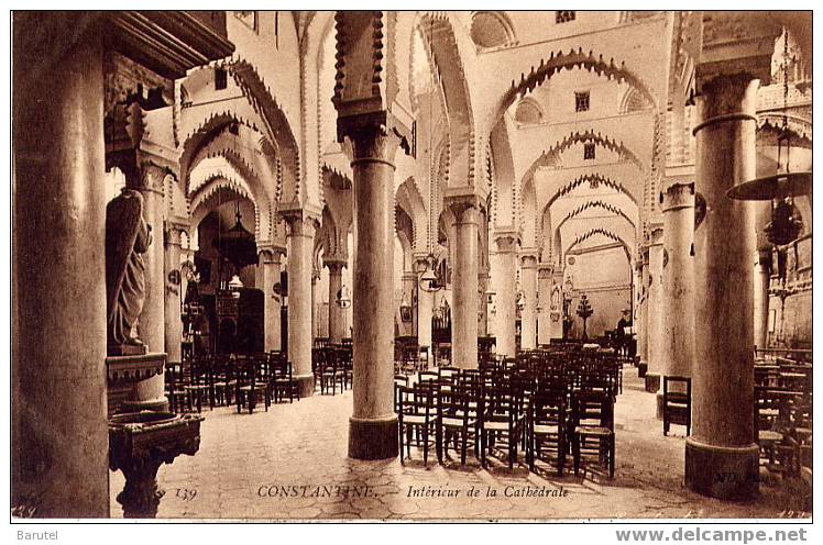 CONSTANTINE (Algérie) - Intérieur de la Cathédrale