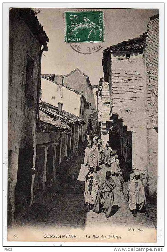 Constantine la rue des Galettes