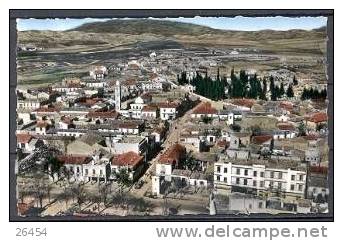 SETIF   num 2-A  vue generale du faubourg de la gare superieure et nouvelle mosquee  le 6 3 1962