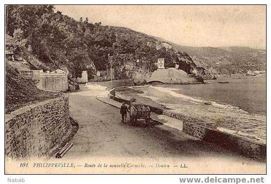 NK-PH 010-Algérie-Philippeville -Rue de la nouvelle Corniche-Douira-L.L.