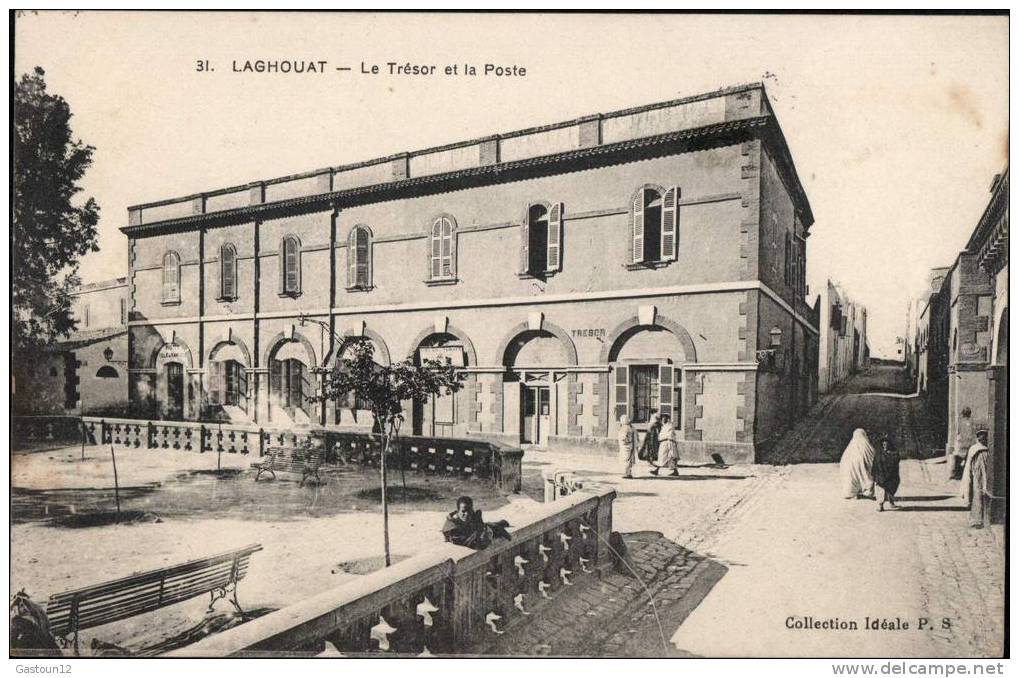 ALGERIE    LAGHOUAT     le trésor et la poste