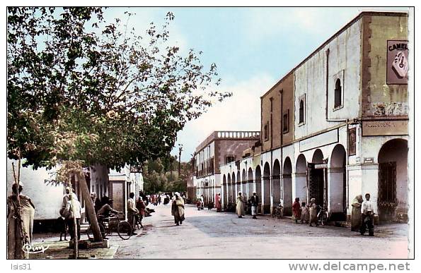 Algérie - Z824 - Laghouat - Avenue Ste-Marhuerite - bon état  - semi moderne petit format
