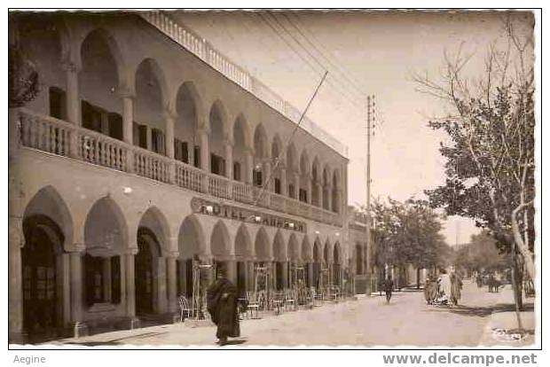 ALGERIE- ref no 389- laghouat -sud algerien - hotel saharien  - bon etat